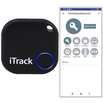 iTrack1 Bluetooth 5.0 трекер-брелок-кошелек-будильник в подарок