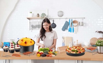 Akcesoria do FRYTKOWNICY BEZTŁUSZCZOWEJ Air Fryer 11 szt. DUŻY ZESTAW 8