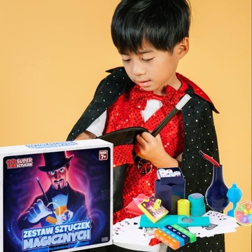 НАБОР МАЛЕНЬКИХ Фокусников ВОЛШЕБНЫЙ РЕКВИЗИТ, БОЛЬШОЙ 12 ПРЕДМЕТОВ