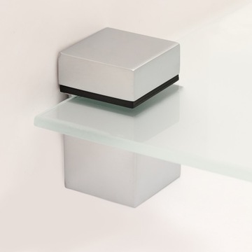 4 x MOCOWANIE UCHWYT PÓŁKI SZKLANEJ PODPÓRKA CHROM