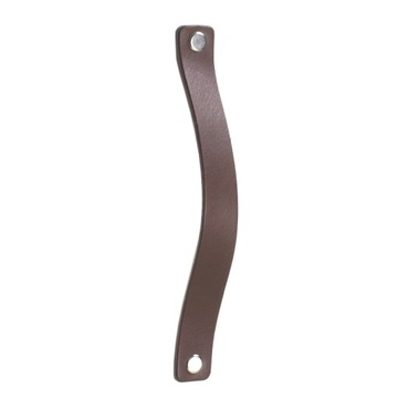 UCHWYT meblowy pod wymiar skórzany CZEKOLADOWY BRĄZ od 64 mm do 400 mm