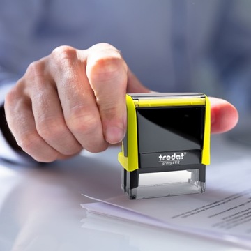 TRODAT 4912 ШТАМП ДЛЯ ДИЗАЙНА КОРПОРАТИВНОГО ЛИЧНОГО ОФИСА 6 СТРОК + ЛАСТИК