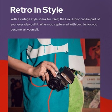 Вспышка для фотоаппарата Godox Lux Junior Retro GN12 6000K
