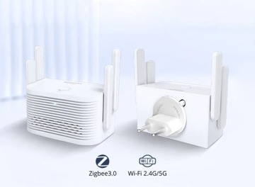 Репитер WiFi усилитель 2в1 ZigBee шлюз TUYA
