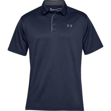 Koszulka Under Armour Tech Polo 1290140 410 granatowy S