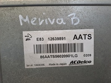 JEDNOTKA MOTORU 12639891 OPEL MERIVA B