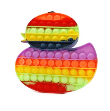 БОЛЬШОЙ НАЖИМНОЙ ПУЗЫРЬ POP IT COLOR DUCK