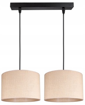 LAMPA WISZĄCA SUFITOWA ŻYRANDOL ABAŻUR BOHO JUTA