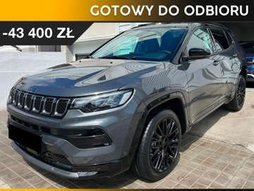 Jeep Compass II SUV Plug-In Facelifting 1.3 GSE T4 240KM 2023 Jeep Compass S 1.3 T4 PHEV 240KM aut 4xe Pakiet Zimowy Kamera 360