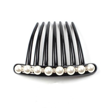 Nakrycie głowy z grzebykiem do włosów perłowych Świecący grzebień Kwiatowy