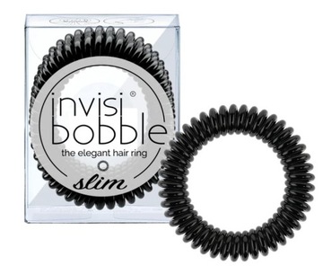 Gumka do włosów Invisibobble Slim True Black 3 szt.