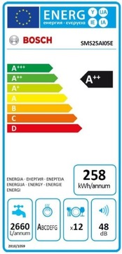ПОСУДОМОЕЧНАЯ МАШИНА BOSCH SMS25AI05E