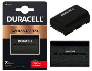 АККУМУЛЯТОР DURACELL LP-E6NH ДЛЯ Canon EOS R5 R6 2250 МАЧ LI-ON
