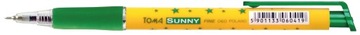DŁUGOPIS GWIAZDKI AUTOMATYCZNY SUNNY ZIELONY TOMA TO-060