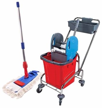 ZESTAW INTEGRAL wózek do sprzątania 25l + mop 43CM