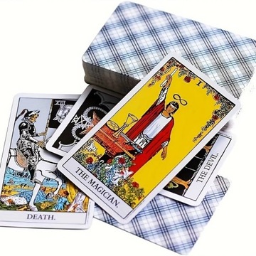 KARTY TAROTA THE RIDER TAROT 78 SZTUK WRÓŻBY Z KART ZESTAW KLASYCZNY