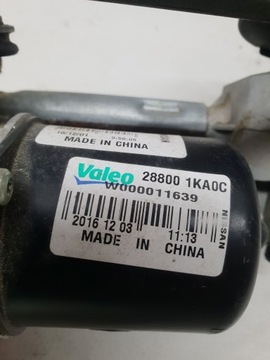 NISSAN JUKE F15 10-19 MECHANIZM WYCIERACZEK 288001KA0C EUROPA