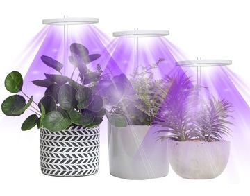 4x LAMPA LED DO UPRAWY WZROSTU ROŚLIN RÓŻOWA