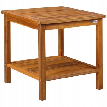 Садовый стол из дерева акации 45x45x45см