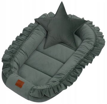Infantilo BABY COCOON VELVET С рюшами Хаки