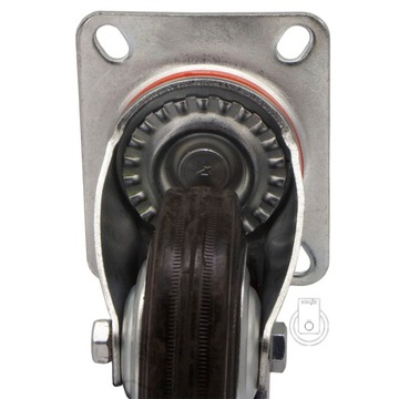 НАБОР ИЗ 4 ШТ. Полочная тележка WHEELS fi 100 2STGU100