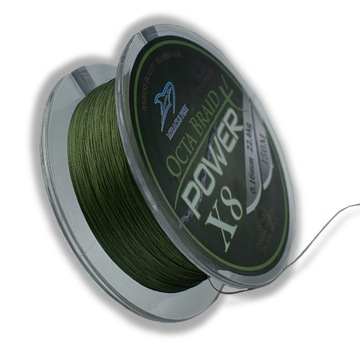 ЗЕЛЕНАЯ ЛЕСКА, 8 ТОЧЕК, 0,20 ММ, ОЧЕНЬ ПРОЧНАЯ