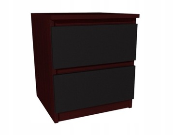 Тумбочка венге 40х40см с 2 ящиками