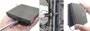 ДВОЙНОЙ СЕНСОРНЫЙ ПЕРЕКЛЮЧАТЕЛЬ, 4 разъема USB 2.4A
