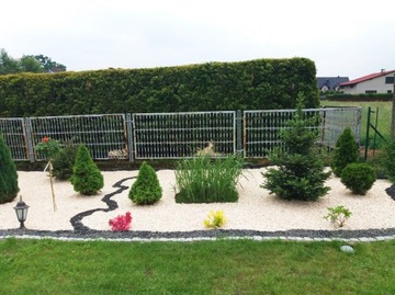 Польская крупа садовый гравий БЕЛАЯ МАРИАННА 8-16 10 кг Камни для кладбища