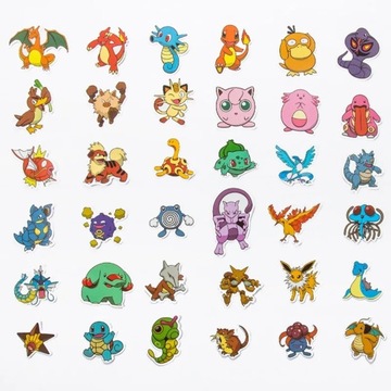 Наклейки Pokemon Anime TZ100 50 шт.