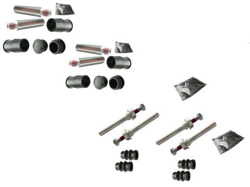 OPEL ASTRA ZAFIRA MERIVA PROWADNICE ŚRUBY BOLCE JARZMA ZACISKU HAMULCA P+T