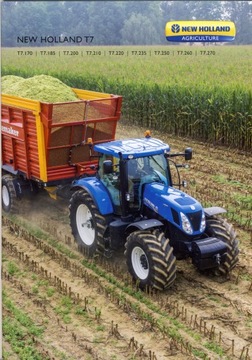 New Holland T7 prospekt 2013 ciągnik traktor