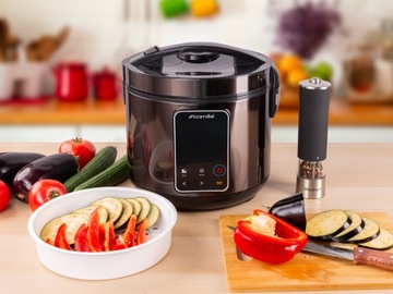 ЭЛЕКТРИЧЕСКАЯ МУЛЬТИВАРКА СКОРОВАРКА ПАРОВАРКА 24 ПРОГРАММЫ KAMILLE