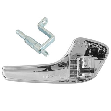 KLAMKA WEWNĘTRZNA PRZÓD TYŁ LEWA + TRZPIEŃ BOLEC do OPEL CORSA D