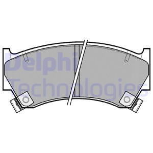 Klocki hamulcowe LP2036 MAZDA FORD'99-