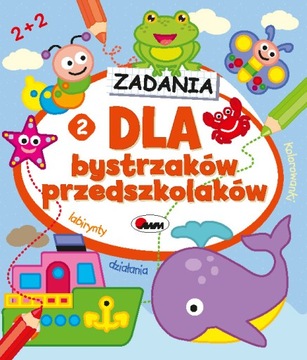 Dla bystrzaków przedszkolaków 2 80 stron zadań