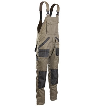 Spodnie ogrodniczki robocze Practical Khaki r.54