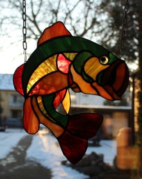 Рыбка Подарок рыбаку, День отца, День дедушки Окунь.