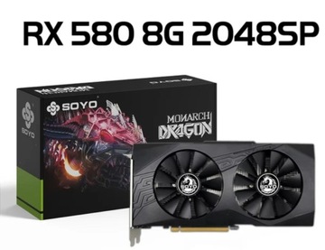 Nowa karta graficzna SOYO Original Radeon RX580 8G 8GB GDDR5