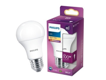 PHILIPS Żarówka LED E27 13W =100W 2700K ciepła WW
