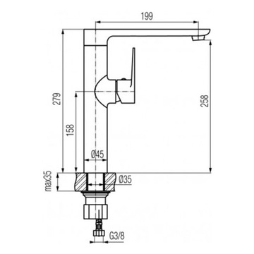 ПОЛЬША VALVEX смеситель для умывальника белый/хром HIGH