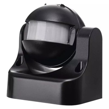 Czujnik ruchu PIR IP44 1200W czarny G1125