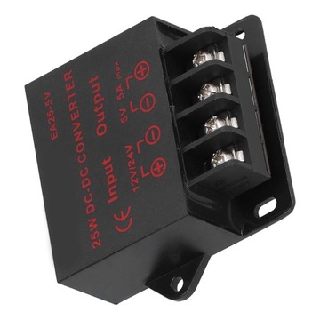 Przetwornik napięcia DC 12 V 24 V do 5 V 5A Moduł transformatora reduktora
