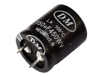 Kondensator elektrolityczny 150uF 450V