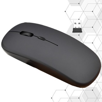 Mysz bezprzewodowa 2,4G Bluetooth 5.0 z regulacją DPI, podwójnym trybem,