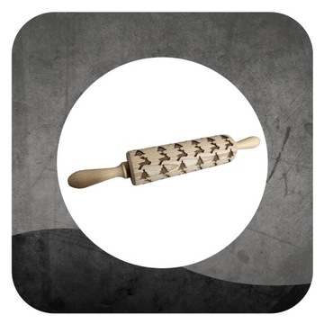 Рождественское деревянное печенье. Структурные рождественские узоры оленя