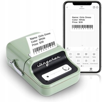 NIIMBOT B21 Drukarka Termiczna NAKLEJKI Bluetooth