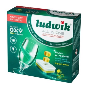 Ludwik tabletki do zmywarki lemon 50szt