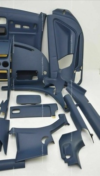 Lamborghini Gallardo Полный синий кожаный салон.