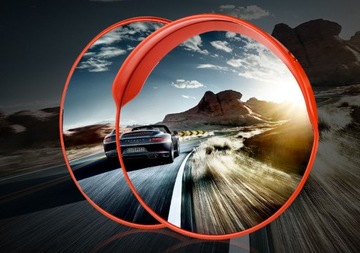 СКЛАДСКОЕ ДОРОЖНОЕ ЗЕРКАЛО 80 СМ 800 ММ + СФЕРИЧЕСКАЯ ПАРКОВОЧНАЯ РУЧКА